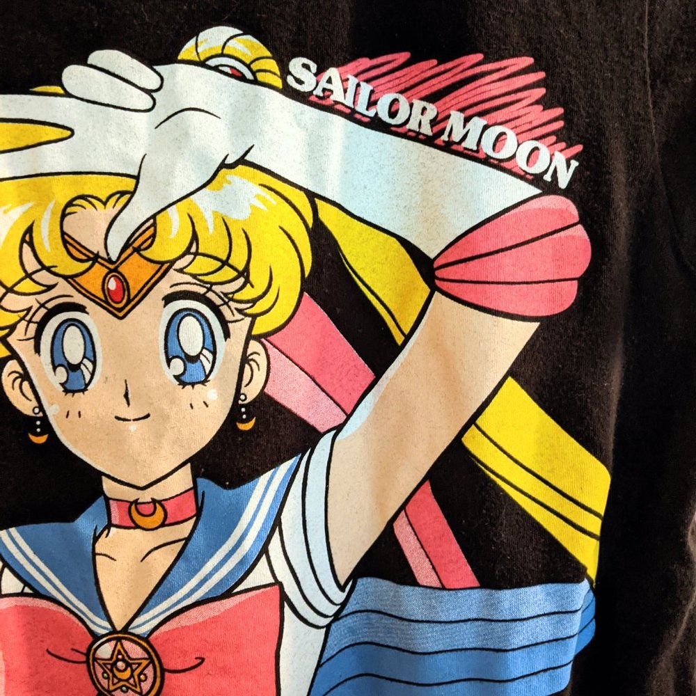 bundle sale • 3/$20 • SAILOR MOON • black graphic tee